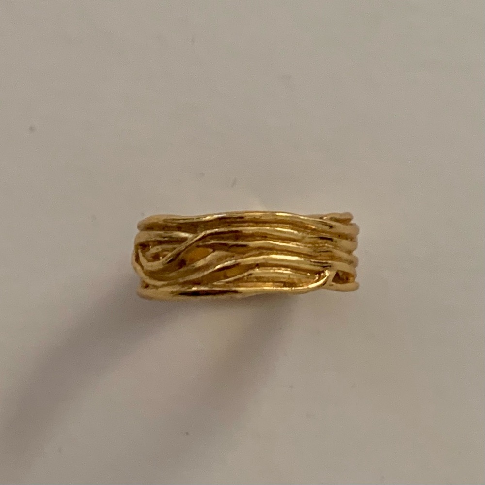 Gorjana 18k Gold Plated Ring sz 7